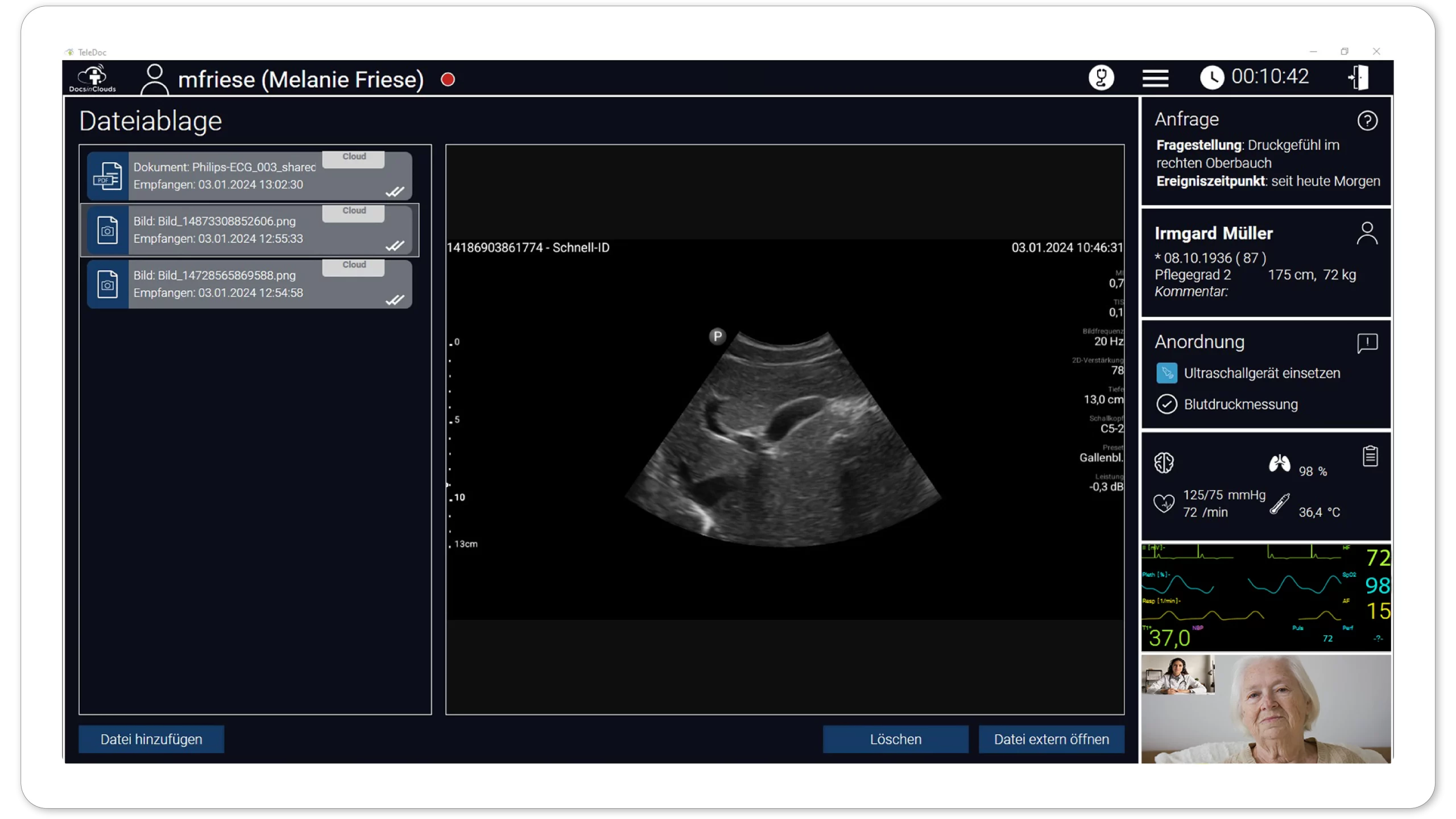 screenshot-teledoc-docsinclouds-ultraschall