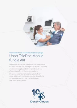 Cover der Broschüre: Außerklinische Intensivpflege von Docs in Clouds