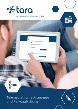 Innovative Lösungen für Teleprämedikation mit tara - Docs in Clouds Broschüre