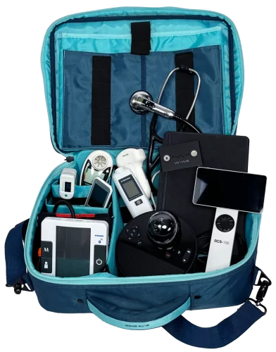 TeleDoc-Portable Tasche mit medizinischen Geräte